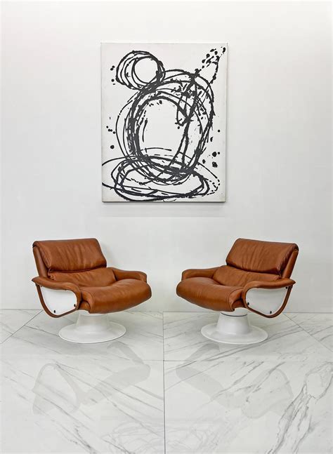 Yrjo Kukkapuro Saturn Lounge Chairs Model B-175-18, 1960s, Finland For ...