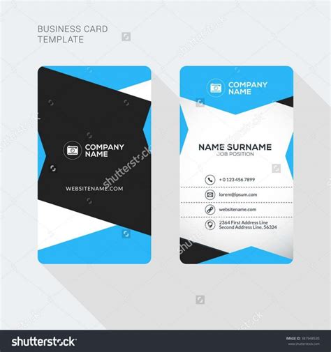 2 Sided Business Card Template 的图像结果