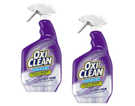 OxiClean Kaboom Bathroom Cleaner, No Drip Foam Mold and Mildew Stain ...