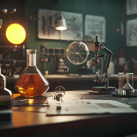 A visual of a lab setup for a physics experiment with precision ...