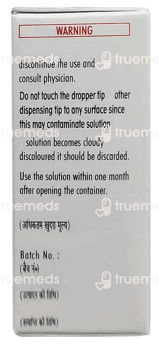 Mezol Eye Drops: Uses, Side Effects, Price & Substitutes