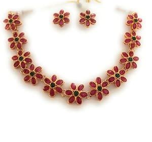 ADYASHREE JEWELLEY SET FOR WOMEN (PATTERN 3) : Amazon.in: Jewellery
