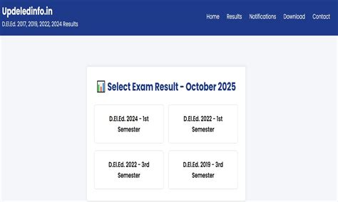 UP DElEd Result 2026 Link: यूपी डीएलएड 1st एवं 3rd सेमेस्टर रिजल्ट जारी ...