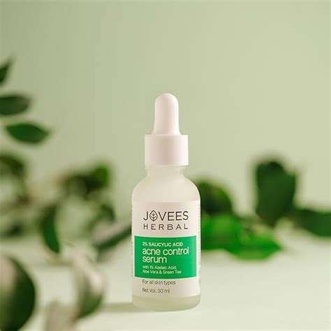 Jovees Herbal 2% Salicylic Acid Acne Control Serum With 1% Azelaic Aci ...