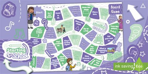 School Readiness: Starting School Board Game | Parents