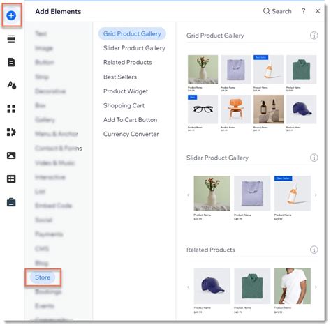 Image result for Wix Store