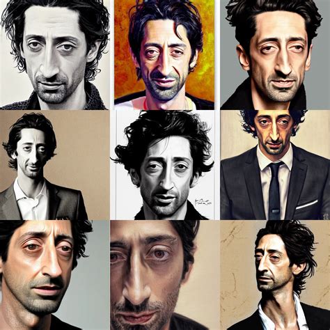high quality high detail portrait of adrien brody by | Stable Diffusion ...