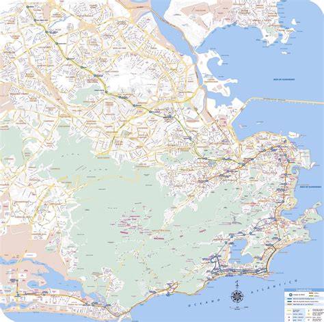 Rio De Janeiro South America Map