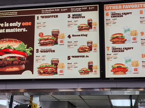 Burger King Whopper Meal