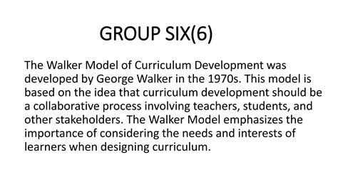 Image result for Walker Model Model Curriculum Developmnt