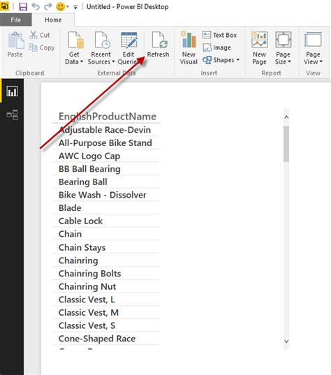 SQL DirectQuery Power BI 的图像结果