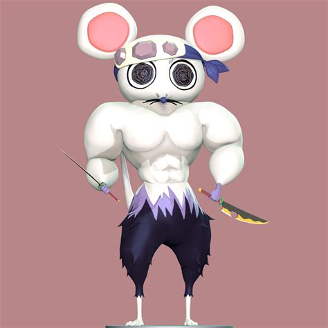 Ninju Muscle Mice - Demon Slayer 3D Model by lovemodel