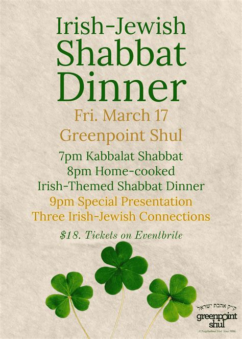 Irish Jewish Shabbat Dinner! | Tribester Jewish Experiences