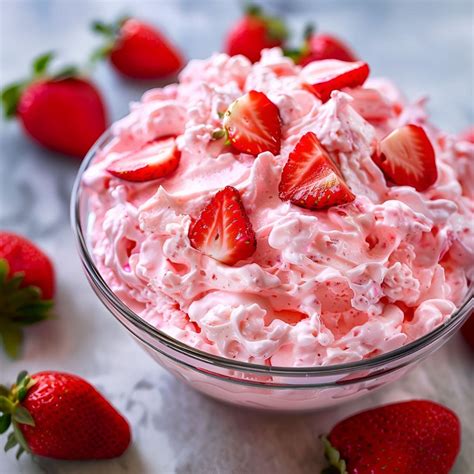 Light and Creamy Strawberry Fluff Recipe