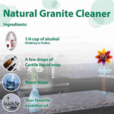 The Best Natural Homemade Granite Cleaner - Dr. Diana Joy Ostroff