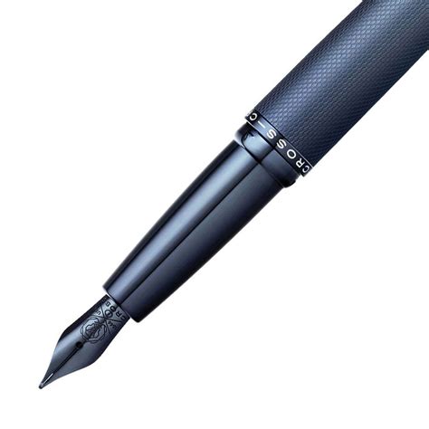 Cross ATX Dark Blue Fountain Pen | Shop Online at Makoba | Cross