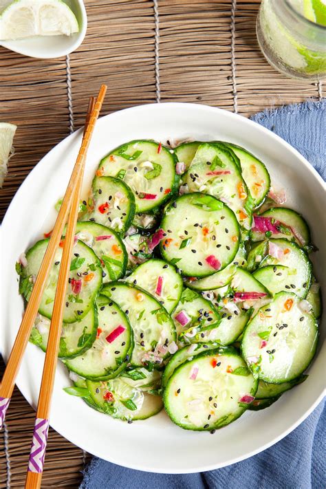 Easy Asian Cucumber Salad - Kid Tested Recipes