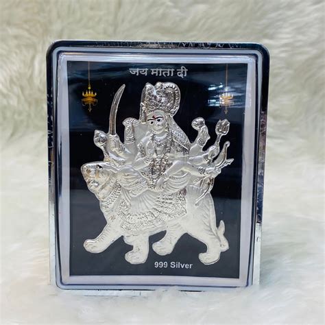 Buy quality 999 Silver Ambaji Maa frame in Ahmedabad