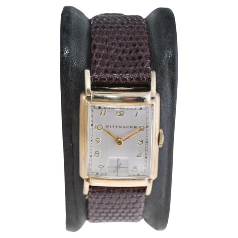 Wittnauer Art Deco Gold Filled Tank Style Watch circa 1940's For Sale ...