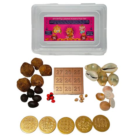Anciently Kuber Puja Kit | Kuber Pooja Set | Lakshmi Kubera Pooja Set ...