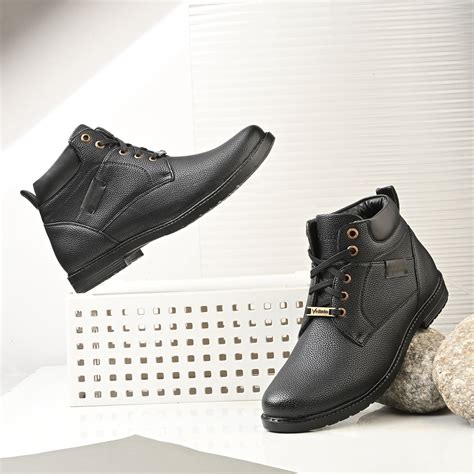 Vellinto BRONZO Casual Boots For Men ll Synthetic Leather Boots Casual ...