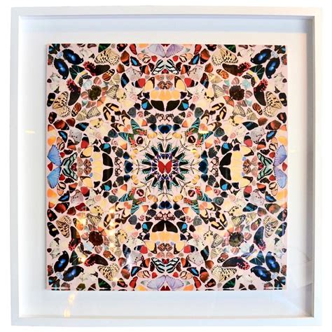 Damien Hirst Butterfly Kaleidoscope Wallpaper "Unframed" at 1stDibs ...