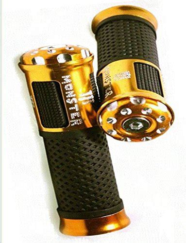 Turnmile Bike Handle Grip Golden and Black for bike, bullets and scooty ...