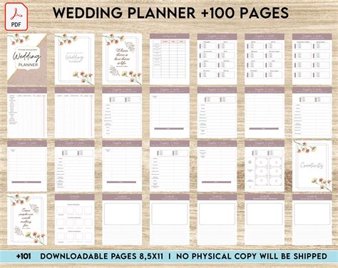 Wedding Planner Book - Organizing Your Dream Wedding - KDP