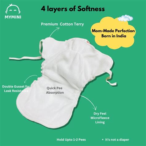 Dry Feel Nappy’s-A Heart-Muslin – Mymini Buds