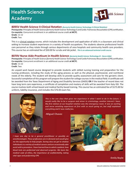 Miller Career Center Brochure | PDF