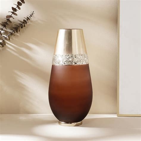 Buy Mystique Glass Embellished Vase from Home Centre at just INR 1899.0