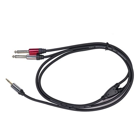 Electronic Spices 6.5mm Dual Mono Jack Connector 3.5mm Stereo Connector ...