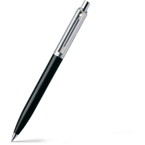 WP08037 -PEN SHEAFFER SENTINEL A 321 - BLACK BARREL BRUSHED CHROME CAP ...