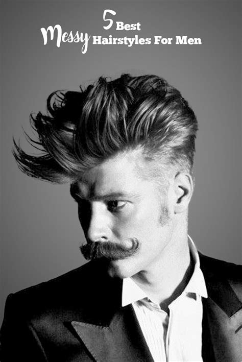 20 Messy Hairstyles For The Youthful And Playful Men!