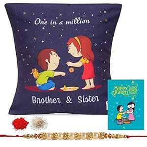 Buy Kaameri Bazaar One in Million Brother Quote Printed Cushion with ...