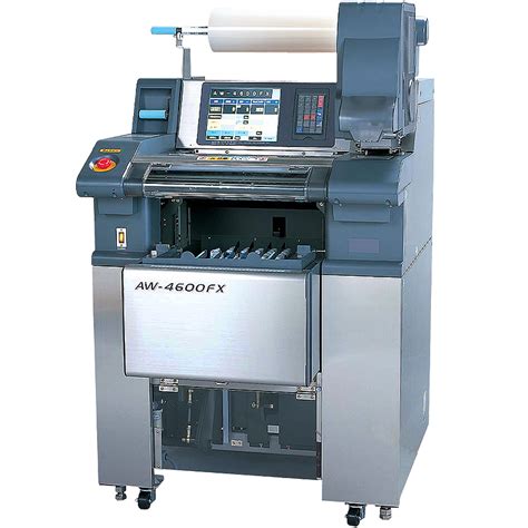 AW-4600FX | Semi-automatic weigh-wrap-label system with flexible ...