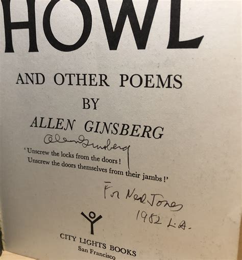 Howl by Ginsberg, Allen: Very Good Soft cover (1980) 1st Edition ...