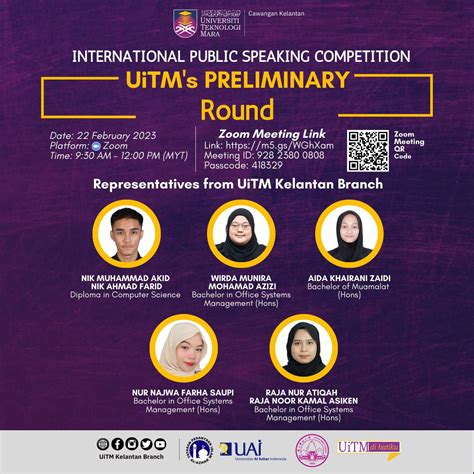 International Public Speaking Competition: UiTM's Preliminary Round