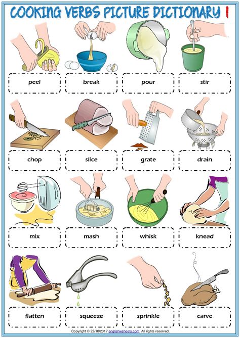 Image result for Cooking Verbs Examples