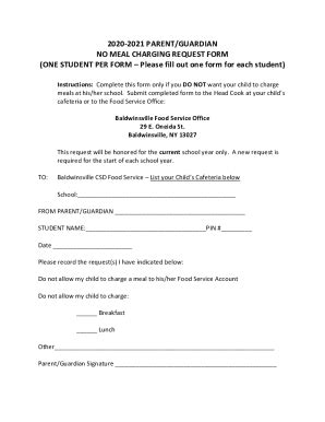 Fillable Online (ONE STUDENT PER FORM Please fill out one form for each ...