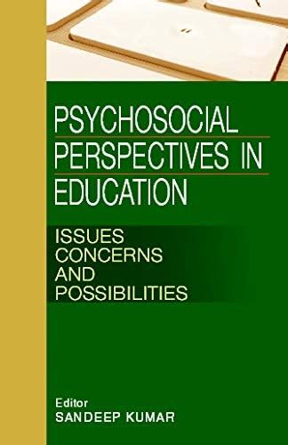Buy PSYCHOSOCIAL PERSPECTIVES IN EDUCATION Book Online at Low Prices in ...