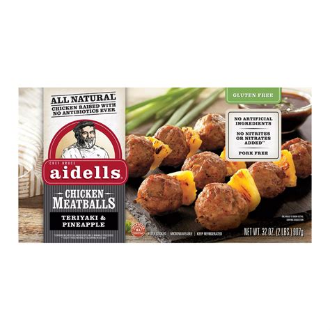 Aidells Chicken Meatballs Teriyaki & Pineapple, 32 oz. | BJ's Wholesale ...