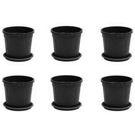 Buy 5 inch (13 cm) Grower Round Plastic Pot online from Nurserylive at ...