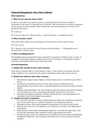 Infrastructure Projects and PPP - Financial Management - Studocu