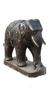 Blue Stone Marble Handmade Elephant Statue : Amazon.in: Home & Kitchen