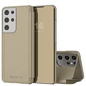 Punkcase S21 Ultra Reflector Case Protective Flip Cover W/Scratch ...