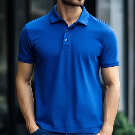 Royal Blue Polo Shirts - Stylish, Durable & Customizable
