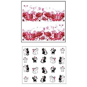 Buy Jenna Nr-1040 Manicure Water Transfer Nail Art Decals Stickers ...
