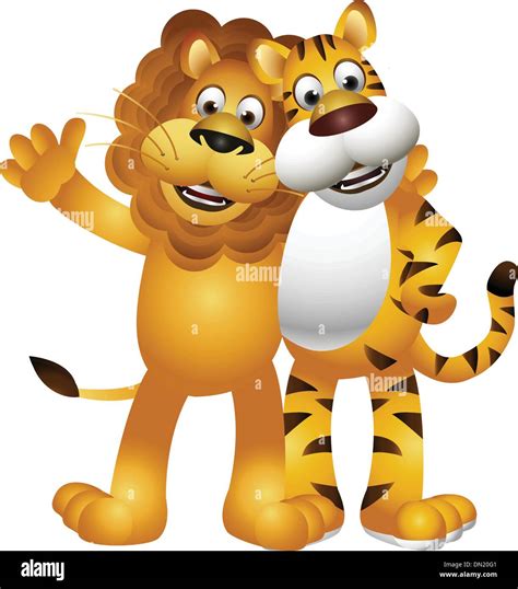 Tiger And Lion