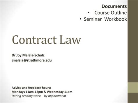Image result for Introduction to Contract Law Tutorial